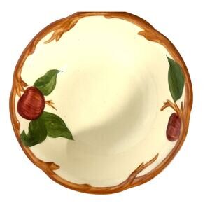 Franciscan Vintage Red Apple 6" Coupe Cereal Bowls Set of 3-Excellent